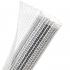 Techflex Flexo F6® Semi-Rigid Split Braided Sleeving White, 1 1/2"