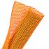 Techflex Flexo F6® Semi-Rigid Split Braided Sleeving Orange, 1 1/2"