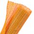 Techflex Flexo F6® Semi-Rigid Split Braided Sleeving Orange, 2"