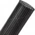 Techflex Flexo® TightWeave Flame Retardant Braided Sleeving Black w/ White Tracer, 2"