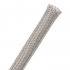 Techflex Flexo® Shield High Temp Expandable Braided Sleeving Silver, 1/2"