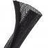 Techflex Flexo® Wrap Flame Retardant Braided Sleeving Black with White Tracer, 1-1/4"