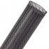 Techflex Flexo® Heavy Wall 15 Mil PET Braided Sleeving Carbon, 1-1/2"