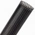 Techflex Flexo® PET 10 Mil Braided Sleeving Carbon, 1-1/2"