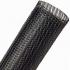 Techflex Flexo® PET 10 Mil Braided Sleeving Carbon, 1-3/4"