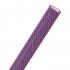 Techflex Flexo® Overexpanded Braided Sleeving Purple, 3/8"