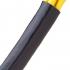 Techflex FR Silicone Flex Glass Braided Sleeving -Grade A Black, 1/2"
