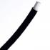Techflex FR Silicone Flex Glass Braided Sleeving -Grade A Black, 12 AWG