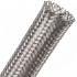 Techflex Flexo® Stainless Steel XC 304 Braided Sleeving Silver, 1-1/2"