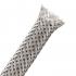 Techflex Flexo® Stainless Steel 304 Braided Sleeving Silver, 3/4"