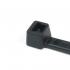 HellermannTyton T30R0C2, 111-00438 Nylon Cable Tie Black, 6" 30lb