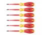 Wiha Insulated SlimLine Screwdriver Set Phillips #1, 6 Piece